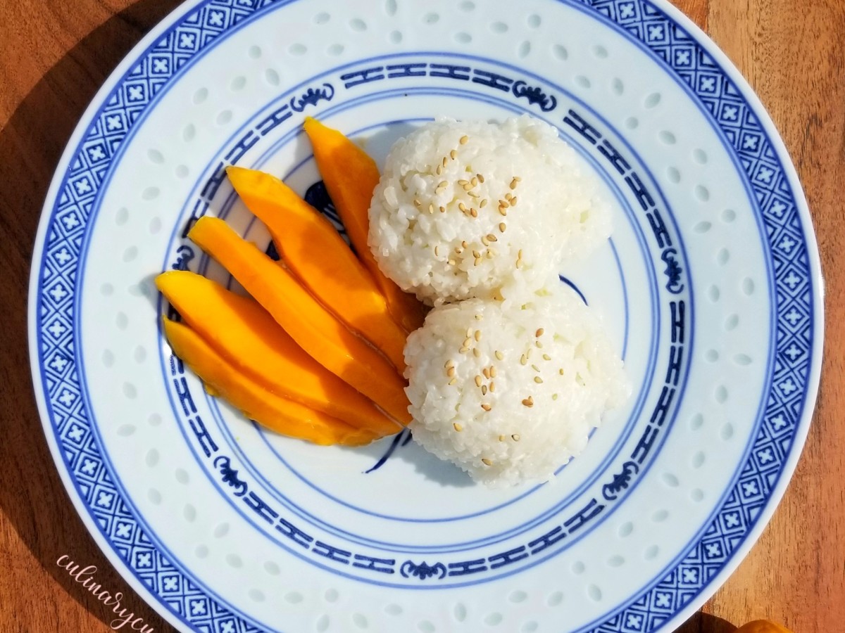 Thai Style Mango Sticky Rice (Khao Niaow Mamuang)
